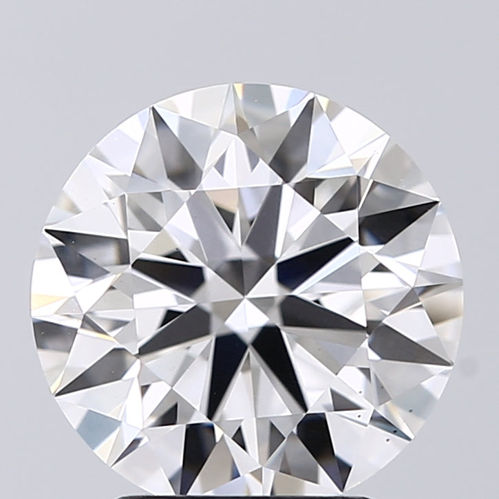 Lab-Grown 2.70 Carat Round Brilliant Diamond color E Clarity VS2 With GIA Certificate, precious stones, engagement diamonds
