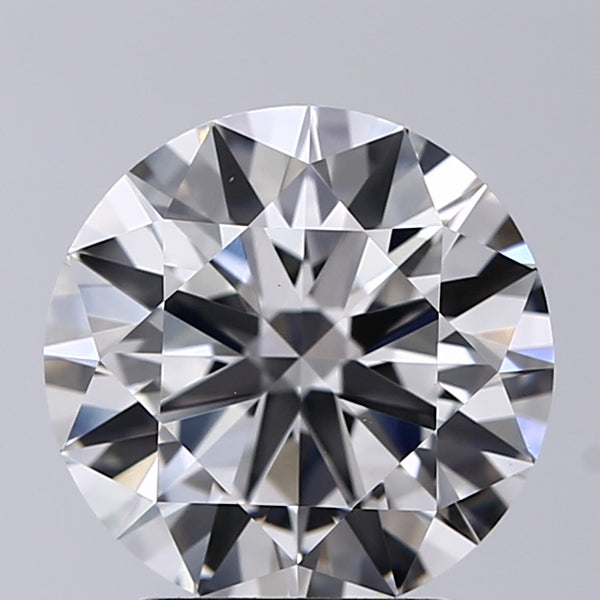 Lab-Grown 2.50 Carat Round Brilliant Diamond color F Clarity VVS2, precious stones, engagement diamonds