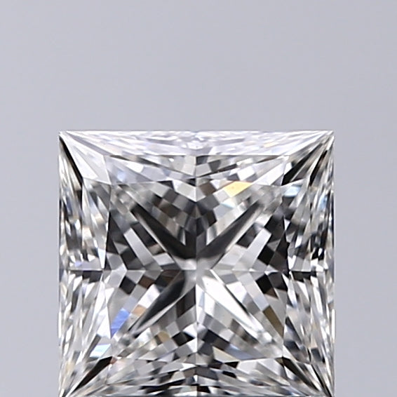 Lab-Grown 1.07 Carat Princess Cut Diamond color E Clarity VS1, precious stones, engagement diamonds