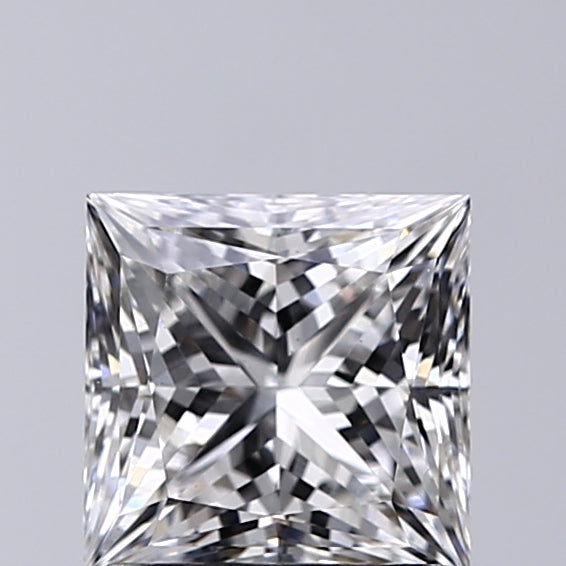 Lab-Grown 1.19 Carat Princess Cut Diamond color E Clarity VS1, precious stones, engagement diamonds