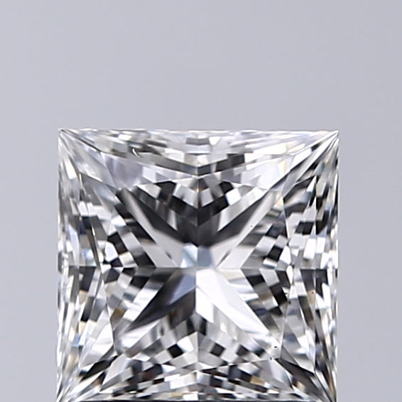 Lab-Grown 1.31 Carat Princess Cut Diamond color E Clarity VS1, precious stones, engagement diamonds