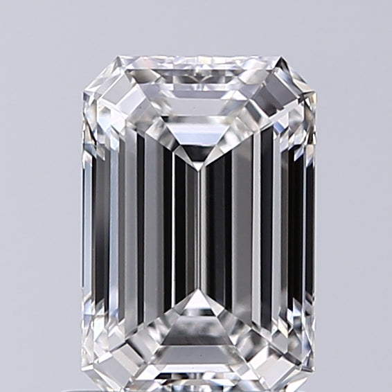 Lab-Grown 1.00 Carat Emerald Cut Diamond color F Clarity VS2, precious stones, engagement diamonds