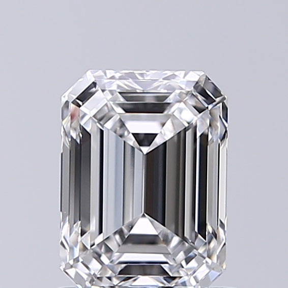 Lab-Grown 1.02 Carat Emerald Cut Diamond color D Clarity VVS2, precious stones, engagement diamonds