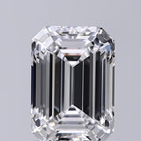 Lab-Grown 1.02 Carat Emerald Cut Diamond color D Clarity VVS1 With GIA Certificate, precious stones, engagement diamonds