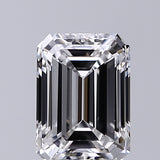 Lab-Grown 1.01 Carat Emerald Cut Diamond color D Clarity VVS1 With GIA Certificate, precious stones, engagement diamonds