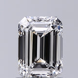 Lab-Grown 1.01 Carat Emerald Cut Diamond color D Clarity VS1 With GIA Certificate, precious stones, engagement diamonds