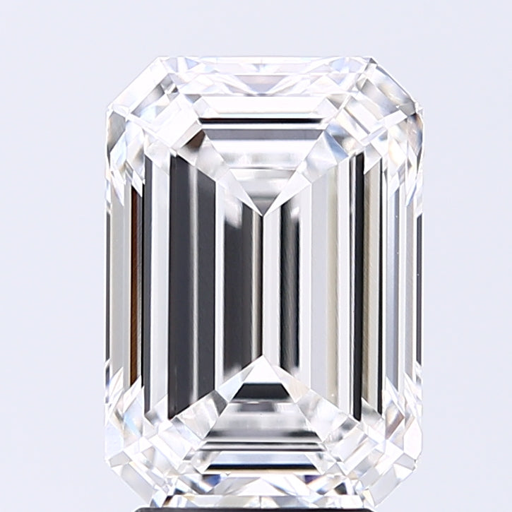Lab-Grown 5.02 Carat Emerald Cut Diamond color E Clarity VS2 With GIA Certificate, precious stones, engagement diamonds