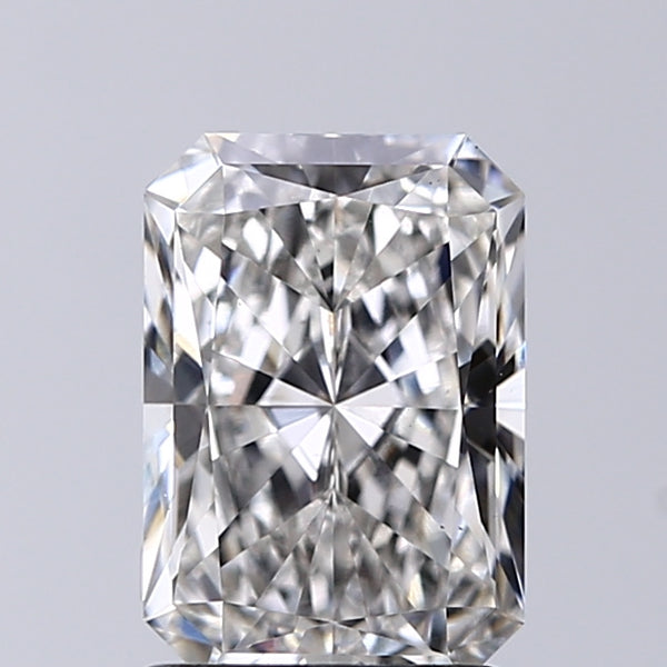Lab-Grown 1.51 Carat Radiant Cut Diamond color F Clarity VS2, precious stones, engagement diamonds