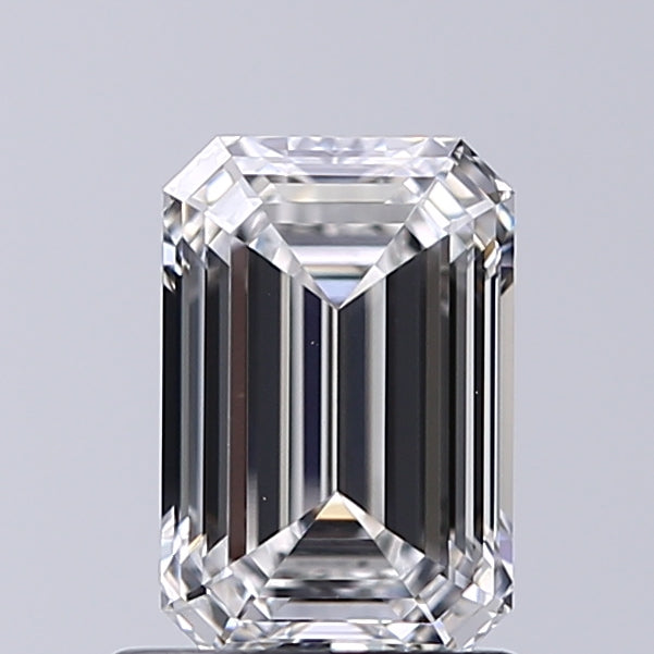 Lab-Grown 1.02 Carat Emerald Cut Diamond color E Clarity VVS2, precious stones, engagement diamonds