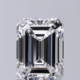 Lab-Grown 1.01 Carat Emerald Cut Diamond color D Clarity VVS2, precious stones, engagement diamonds