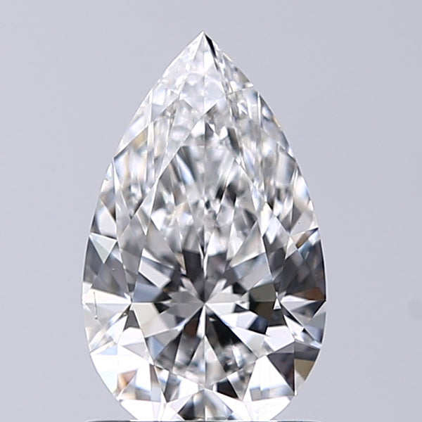 Lab-Grown 1.01 Carat Pear Shape Diamond color E Clarity VVS2, precious stones, engagement diamonds