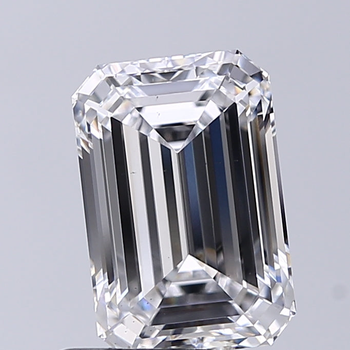 Lab-Grown 3.11 Carat Emerald Cut Diamond color D Clarity VS2 With GIA Certificate, precious stones, engagement diamonds