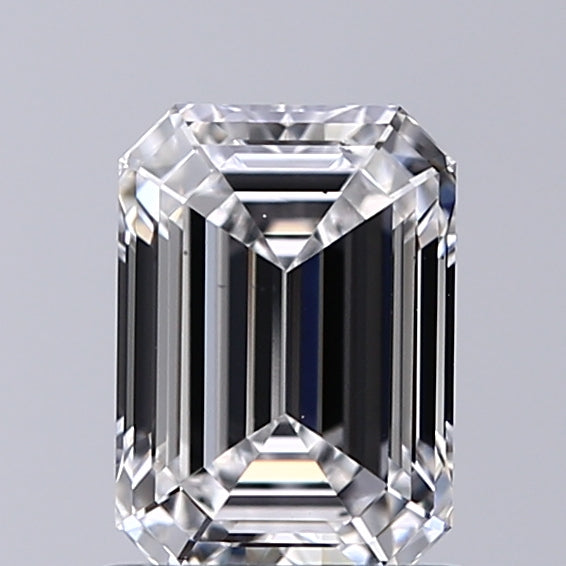 Lab-Grown 1.06 Carat Emerald Cut Diamond color E Clarity VS2, precious stones, engagement diamonds