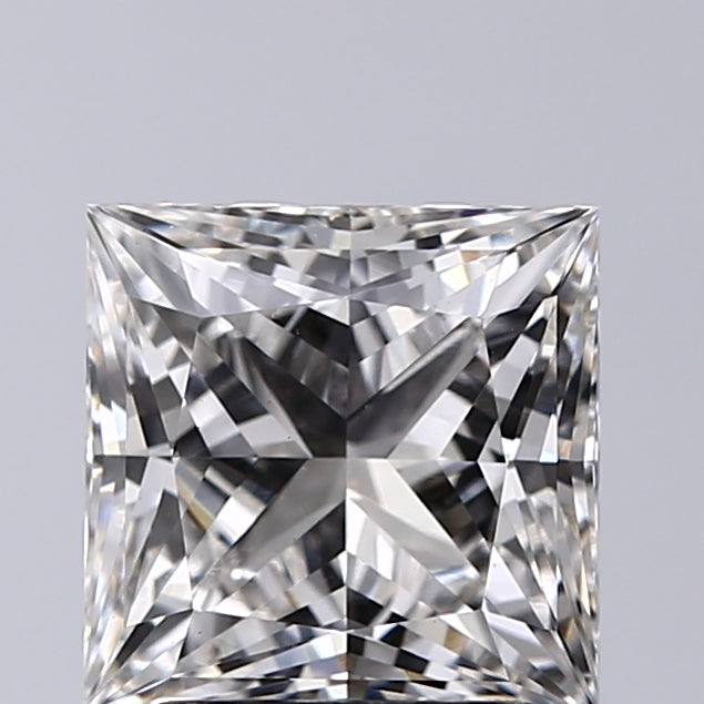 Lab-Grown 2.02 Carat Princess Cut Diamond color G Clarity VS1, precious stones, engagement diamonds