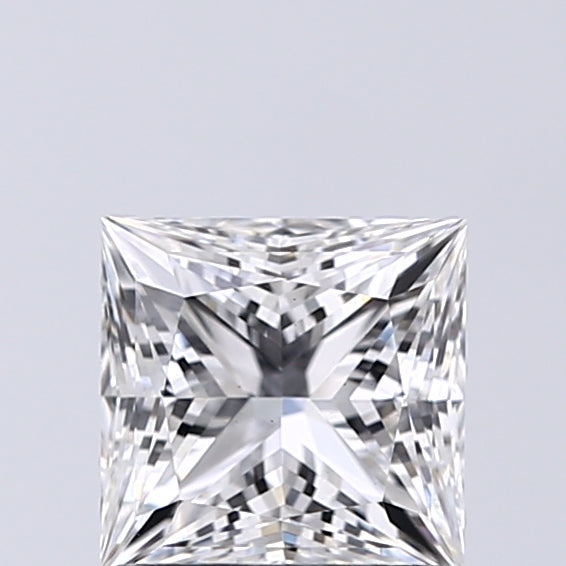 Lab-Grown 1.01 Carat Princess Cut Diamond color E Clarity VS1, precious stones, engagement diamonds