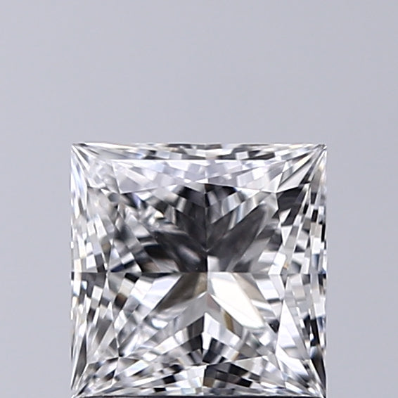 Lab-Grown 1.01 Carat Princess Cut Diamond color D Clarity VVS2, precious stones, engagement diamonds