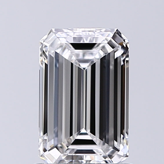 Lab-Grown 1.01 Carat Emerald Cut Diamond color E Clarity VVS2, precious stones, engagement diamonds