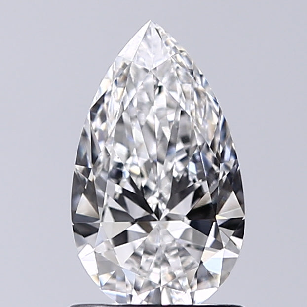 Lab-Grown 1.01 Carat Pear Shape Diamond color E Clarity VS1, precious stones, engagement diamonds