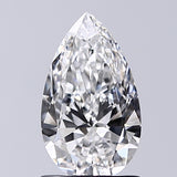 Lab-Grown 1.02 Carat Pear Shape Diamond color E Clarity VS1, precious stones, engagement diamonds