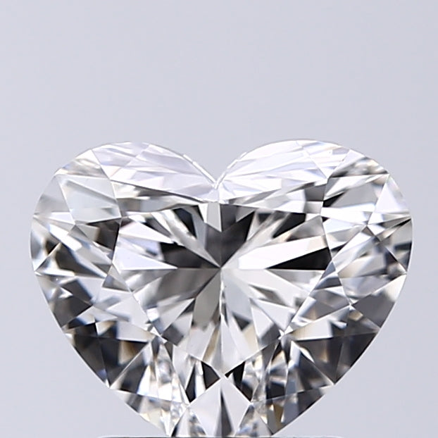 Lab-Grown 1.51 Carat Heart Shape Diamond color F Clarity VS1, precious stones, engagement diamonds