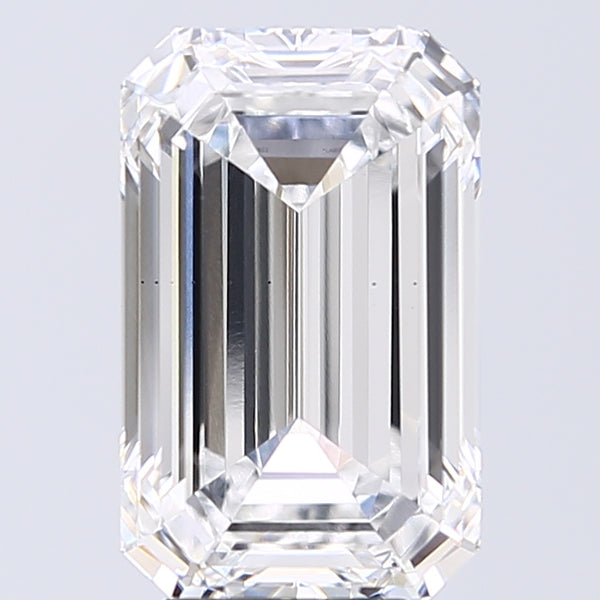 Lab-Grown 5.04 Carat Emerald Cut Diamond color F Clarity VS2 With GIA Certificate, precious stones, engagement diamonds