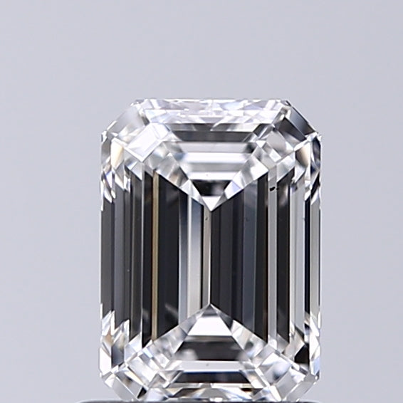 Lab-Grown 1.02 Carat Emerald Cut Diamond color D Clarity VS2 With GIA Certificate, precious stones, engagement diamonds