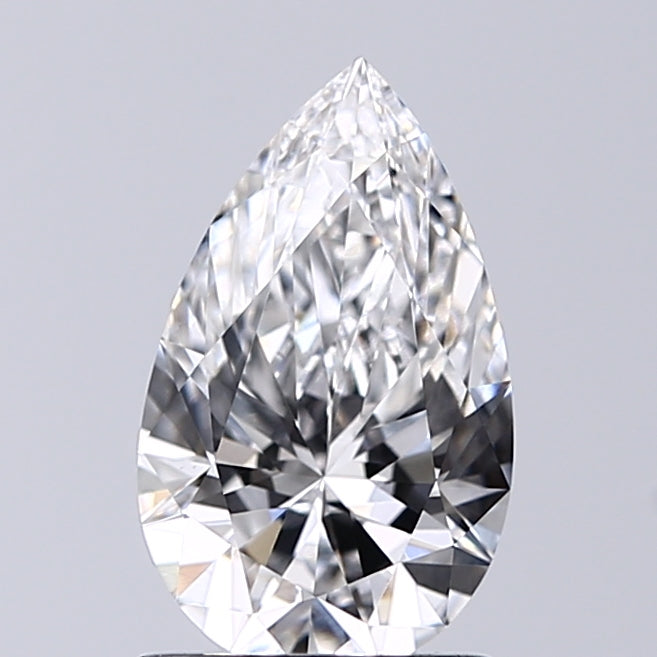 Lab-Grown 1.08 Carat Pear Shape Diamond color D Clarity VS1 With GIA Certificate, precious stones, engagement diamonds