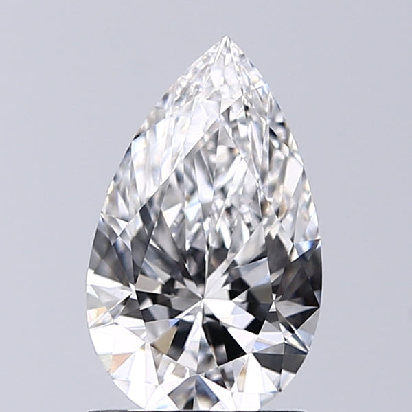 Lab-Grown 1.08 Carat Pear Shape Diamond color D Clarity VS1 With GIA Certificate, precious stones, engagement diamonds