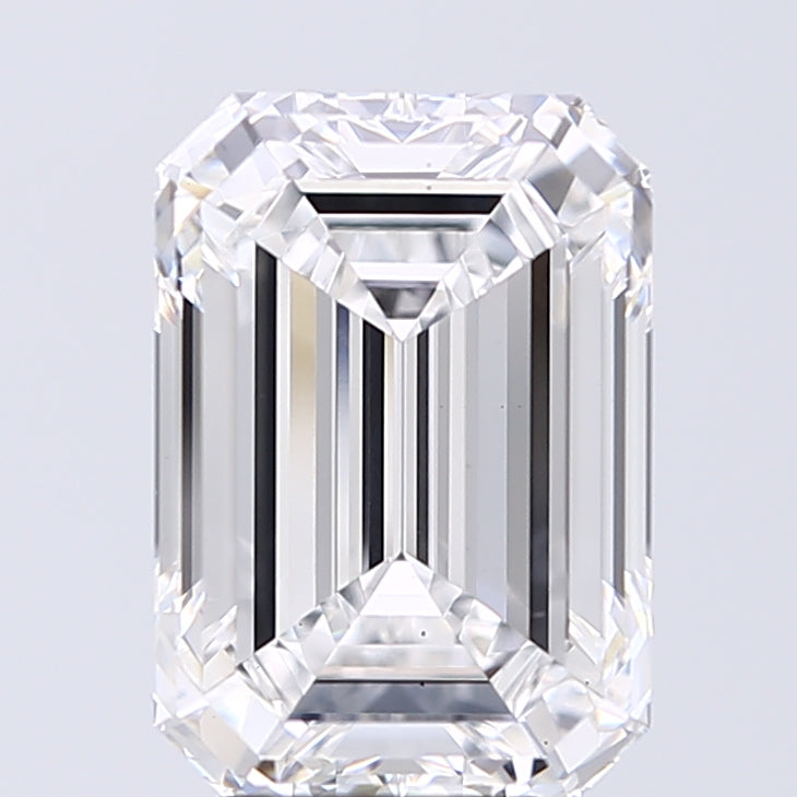Lab-Grown 5.02 Carat Emerald Cut Diamond color E Clarity VS2 With GIA Certificate, precious stones, engagement diamonds