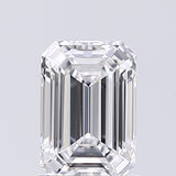 Lab-Grown 1.06 Carat Emerald Cut Diamond color D Clarity VVS1 With GIA Certificate, precious stones, engagement diamonds