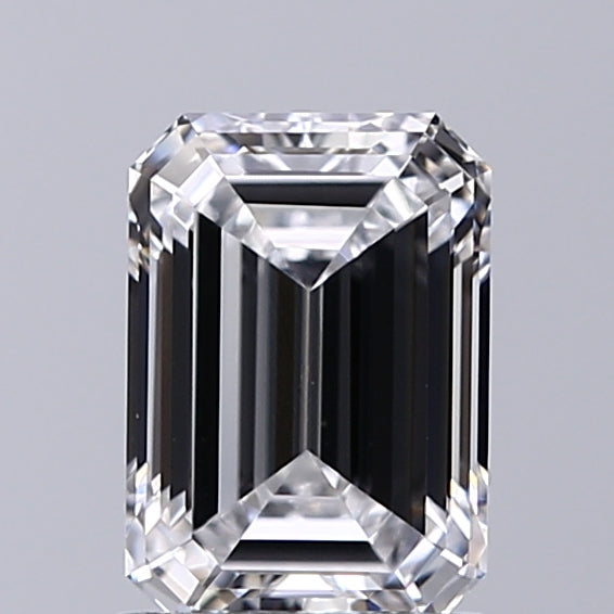 Lab-Grown 1.20 Carat Emerald Cut Diamond color D Clarity VVS1 With GIA Certificate, precious stones, engagement diamonds