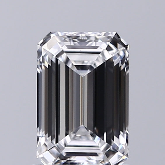 Lab-Grown 1.02 Carat Emerald Cut Diamond color D Clarity VVS2 With GIA Certificate, precious stones, engagement diamonds