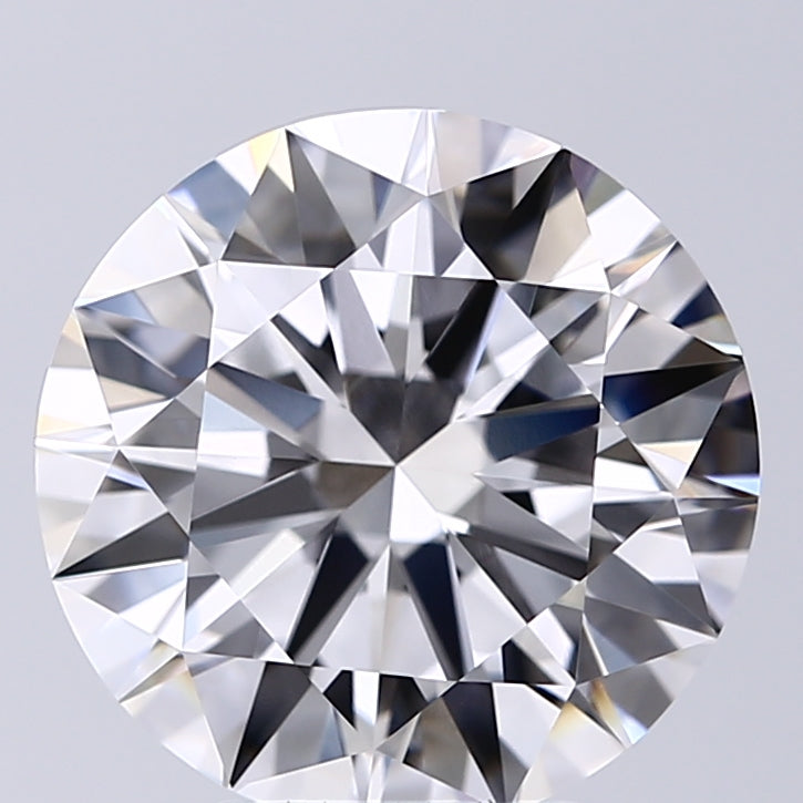 Lab-Grown 4.01 Carat Round Brilliant Diamond color D Clarity VVS1 With GIA Certificate, precious stones, engagement diamonds