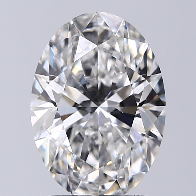 Lab-Grown 2.11 Carat Oval Shape Diamond color E Clarity VS1, precious stones, engagement diamonds