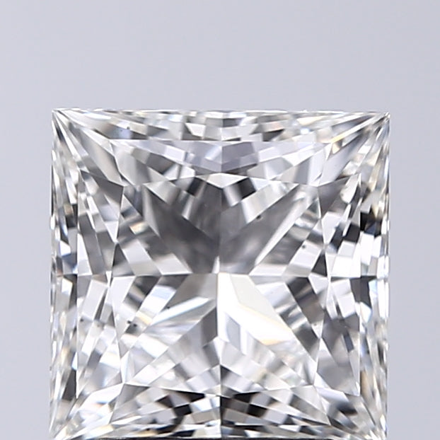 Lab-Grown 2.30 Carat Princess Cut Diamond color E Clarity VS2, precious stones, engagement diamonds
