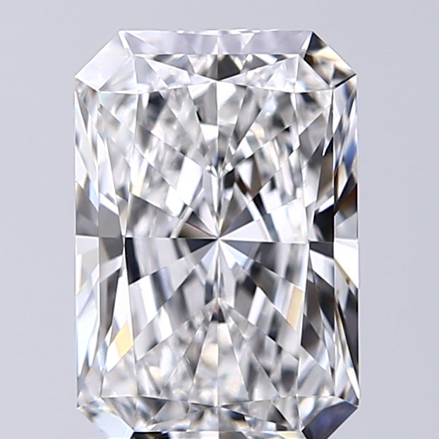 Lab-Grown 2.06 Carat Radiant Cut Diamond color E Clarity VVS1 With GIA Certificate, precious stones, engagement diamonds