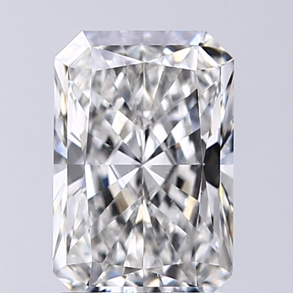 Lab-Grown 1.61 Carat Radiant Cut Diamond color E Clarity VS1, precious stones, engagement diamonds