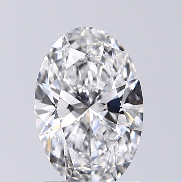 Lab-Grown 1.02 Carat Oval Shape Diamond color D Clarity VS2, precious stones, engagement diamonds