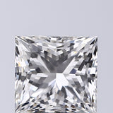 Lab-Grown 2.01 Carat Princess Cut Diamond color E Clarity VS2, precious stones, engagement diamonds