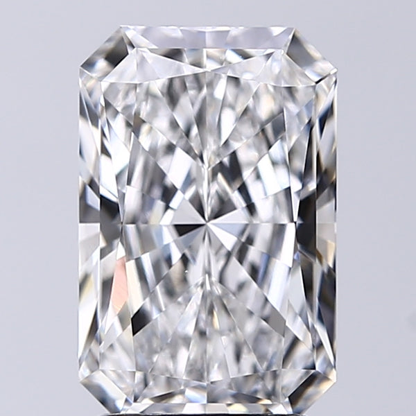 Lab-Grown 2.51 Carat Radiant Cut Diamond color D Clarity VVS2 With GIA Certificate, precious stones, engagement diamonds