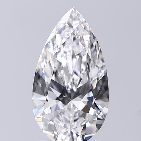 Lab-Grown 1.50 Carat Pear Shape Diamond color D Clarity VS2, precious stones, engagement diamonds