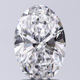 Lab-Grown 2.02 Carat Oval Shape Diamond color D Clarity VS1 With GIA Certificate, precious stones, engagement diamonds