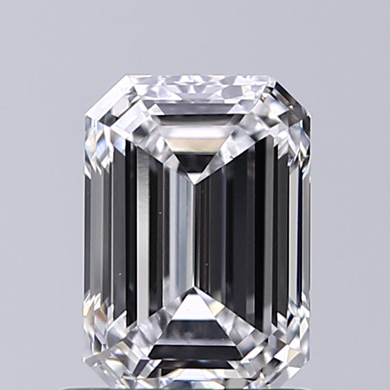 Lab-Grown 1.02 Carat Emerald Cut Diamond color D Clarity VS2 With GIA Certificate, precious stones, engagement diamonds