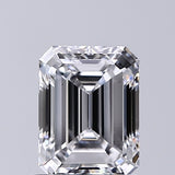 Lab-Grown 1.01 Carat Emerald Cut Diamond color D Clarity VS1, precious stones, engagement diamonds