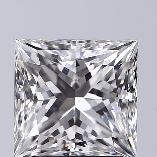 Lab-Grown 2.00 Carat Princess Cut Diamond color F Clarity VS1, precious stones, engagement diamonds