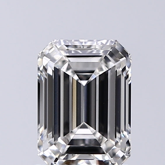 Lab-Grown 1.21 Carat Emerald Cut Diamond color F Clarity VS1, precious stones, engagement diamonds