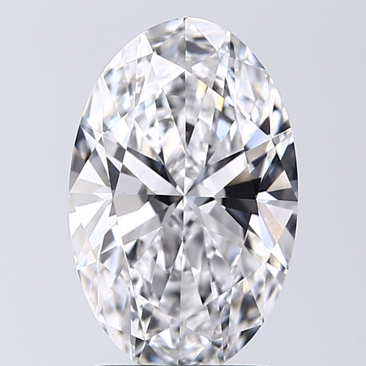 Lab-Grown 2.01 Carat Oval Shape Diamond color D Clarity VS1 With GIA Certificate, precious stones, engagement diamonds