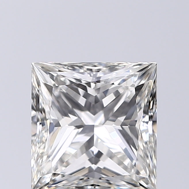 Lab-Grown 2.01 Carat Princess Cut Diamond color G Clarity VS1, precious stones, engagement diamonds