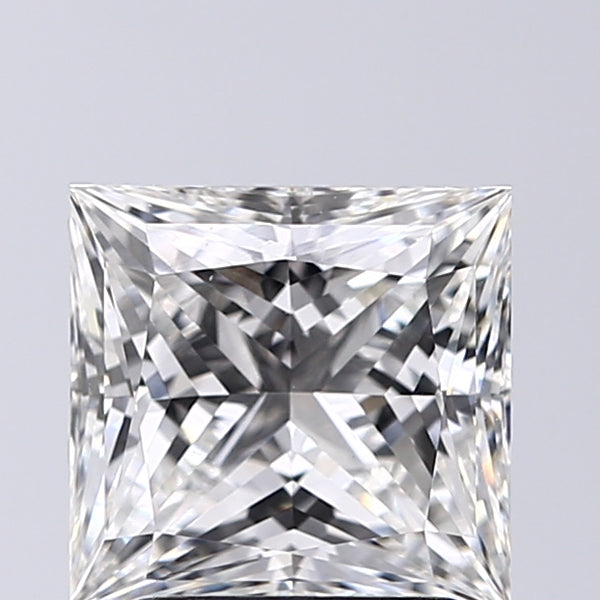 Lab-Grown 2.01 Carat Princess Cut Diamond color F Clarity VS1, precious stones, engagement diamonds