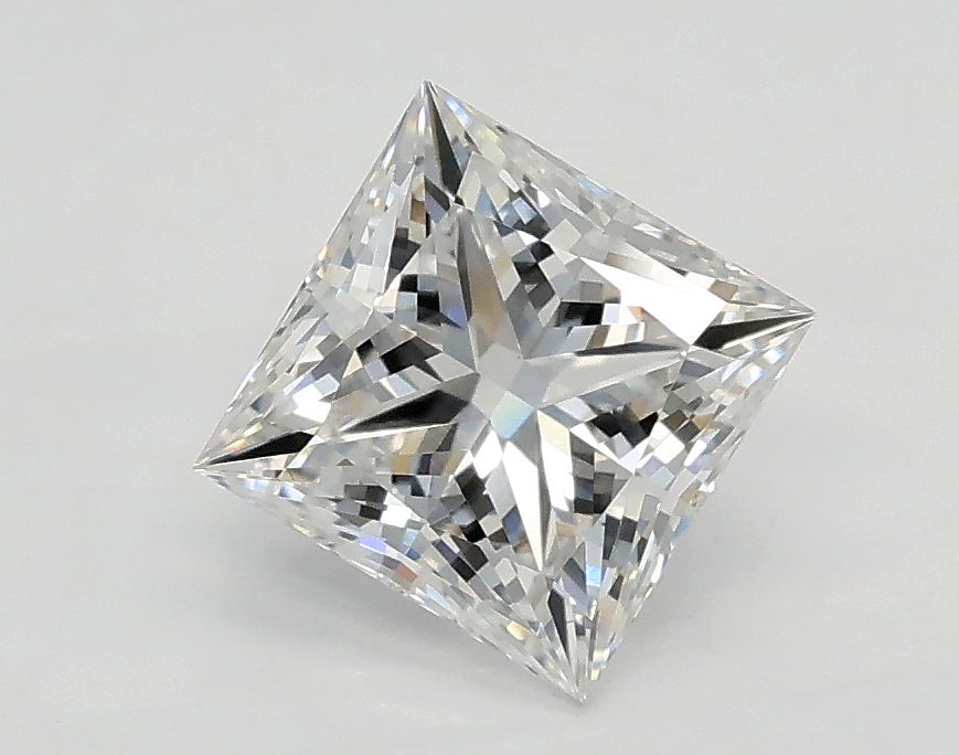 Lab-Grown 1.01 Carat Princess Cut Diamond color E Clarity VVS1, precious stones, engagement diamonds